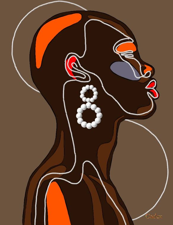 Adorned in tizzy” , 2024